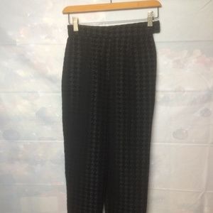 American Apparel Black Houndstooth Pants